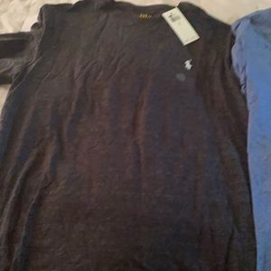 Three brand new tee shirts Ralph Lauren Polo L